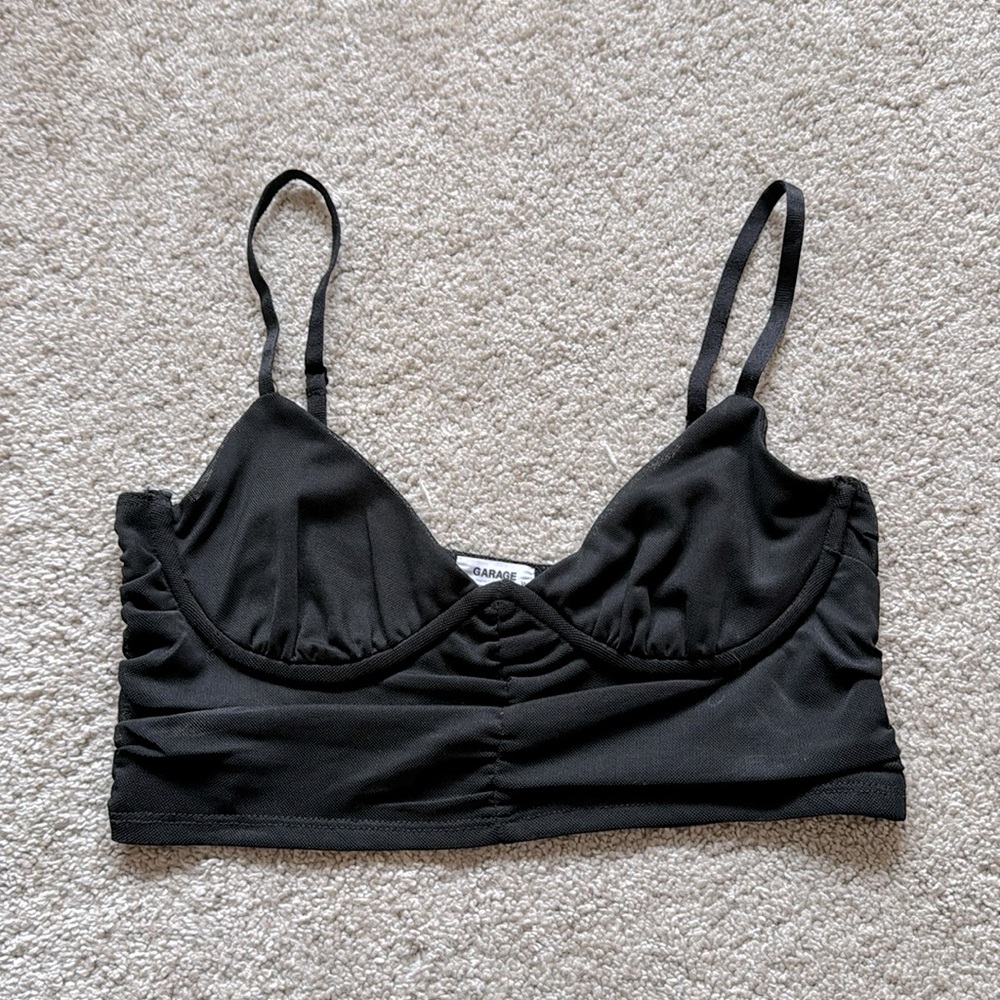 Garage Crop tank with Underwire